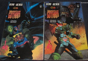 Livros BD Julgamento em Gotham Batman e Juiz Dredd