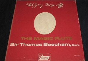 Disco LP Vinil Caixa The Magic Flute Wolfgang Mozart Sir Thomas Beecham Ópera