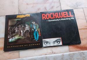Vinil LP dos Marillion e Rockwell