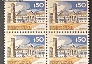 Quadra selos novos - Paísagens e Monumentos TF $50 - 1976