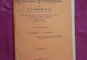 Palestras Musicaes e Pedagógicas por B. V. Moreira de Sá. Vol IV