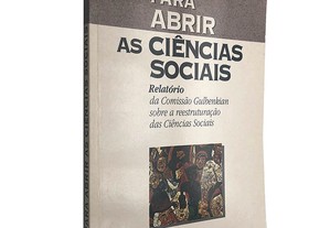 Para abrir as ciências sociais - Boaventura de Sousa Santos