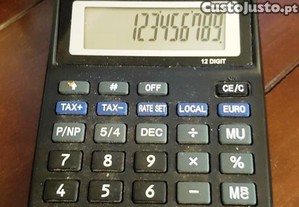 Calculadora Citizen CX-77B de 12 digitos com impresso em rolo