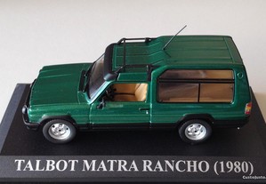 * Miniatura 1:43 Talbot Matra Rancho (1980) Queridos Carros | Matricula Portuguesa