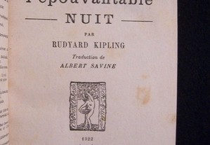 La Cité de l´épouvantable Nuit - Rudyard Kipling - 1922