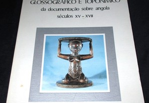 Livro Dicionário Glossográfico e Toponímico Angola