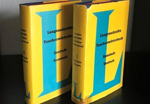 Dicionário de bolso de Langenscheidt Alemão - Russo (Vol. I e II)