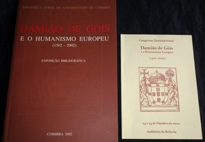 Livro Damião de Góis e o Humanismo Europeu Exposição Bibliográfica