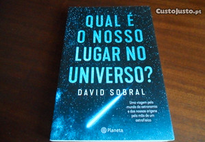 "Qual é o Nosso Lugar no Universo?" de David Sobral - 1ª Edição de 2022