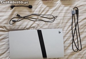 PlayStation 5 Pro + 2 Comandos + Fones   Excelente Estado