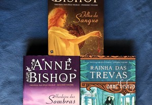 Triologia das Jóias Negras Filha do Sangue + Herdeira das Sombras + Rainha das Trevas Anne Bishop