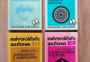 Livros Universidade Moderna (portes grátis)