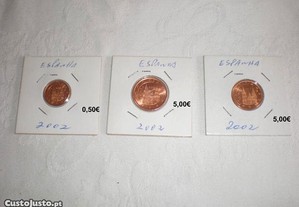 Set moedas euro Espanha 2002