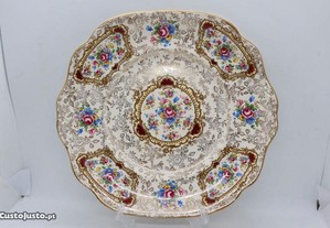 Prato Recortado porcelana Inglesa Pompadour 25 cm