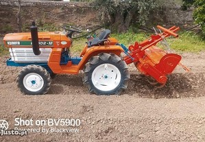 Tractor kubota B1502-M 4x4 + Alfaias