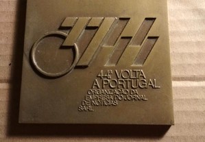 Medalha em metal comemorativa da 44 Volta a Portugal