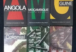 Colecções sobre a Guerra Colonial em VHS e fasc...