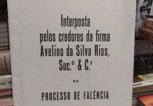 Avelino da Silva Rios Suc, & Cª - Minuta de Apelação