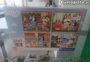 Puzzle Clementoni Bluey SuperColor 4in1 4 puzzles 12+16+20+24 peas(ARTIGO OUTLET)