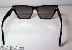 culos de sol senhora Saint Laurent SL M103 001 58 Cat Eye Gradient Black 58 m