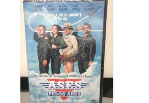 Dvd ASES PELOS ARES NOVO Plastificado Filme com Charlie Sheen