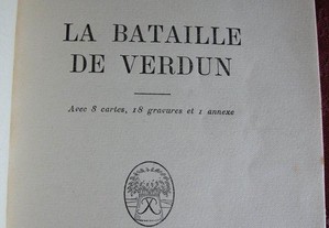 La Bataille de Verdun. Maréchal Pétain. Payot .Enc