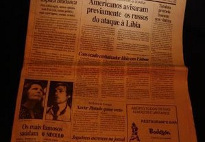 Jornal O SECULO c/ Suplemento - Nº 1 da II Série