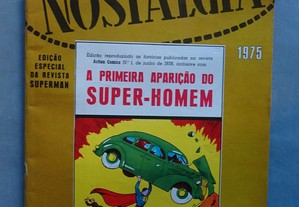 Almanaque Nostalgia EBAL 1975 - A primeira aparição do Super-Homem