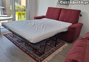 Sof-cama (IKEA Lidhult) como novo, conforto incrvel!