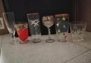 conjunto copos vidro