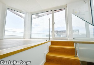 Apartamento T3 duplex c/dois Terraos e Garagem 4 carros