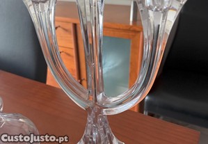 VILLEROY & BOCH crystal glass star candlestick holder 30cm