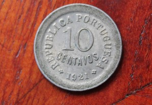 Moedas de 10 Centavos - 1920 e 1921