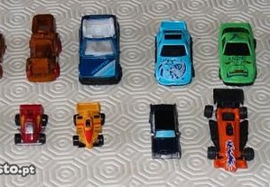 12 miniaturas automoveis