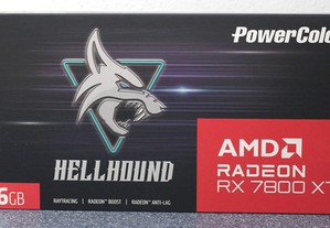 Gráfica PowerColor Radeon RX 7800 XT Hellhound OC 16GB GDDR6