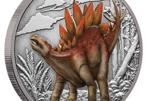 stegosaurus dinosaurs 2020 1 oz Fine Silver Coin Niue NZ Mint