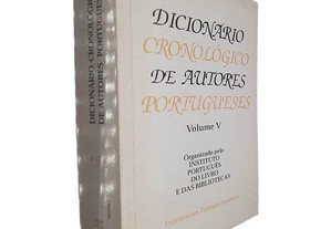 Dicionário cronológico de autores portugueses (Volume V)