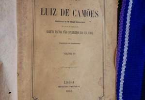 Obras de Luís de Camões pelo Visconde de Jorumenha Vol IV. 1863