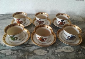Colecção Taças Chá Brasonadas