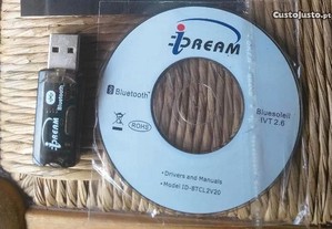 Pen Bluetooth USB BlueSoleil iDreams IVT 2.6 Novo