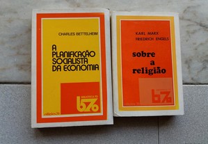 Obras de Charles Bettelheim e Karl Marx ...
