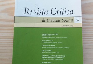 Revista Crítica de Ciências Sociais, Nº79