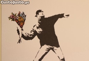 Banksy Litografia Numerada e Assinada a lpis pelo Artista 50x35 cm