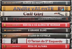 37 DVDs - Cinema Português - Muito Bom Estado