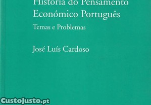 História do pensamento económico português Temas e problemas-José Luís Cardoso-Livros Horizonte