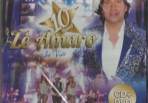 Zé Amaro - 10 Anos Ao Vivo (CD + DVD) (novo)
