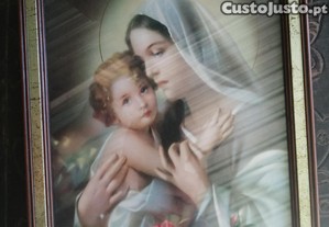 quadro vintage religioso