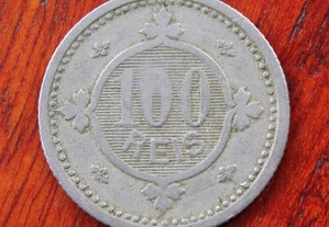 Moeda de 100 Reis - 1900