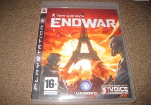 Jogo "Tom Clancy`s- Endwar" PS3/Completo!