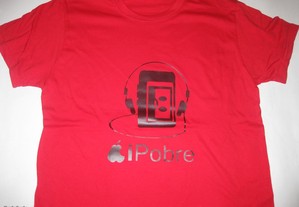 T-shirt com piada/Novo/Embalado/Vermelha/Modelo 3